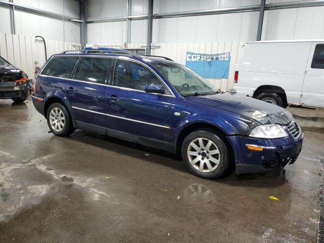 WVWVD63B83E375992 - 2003 VOLKSWAGEN PASSAT GLS BLUE photo 4