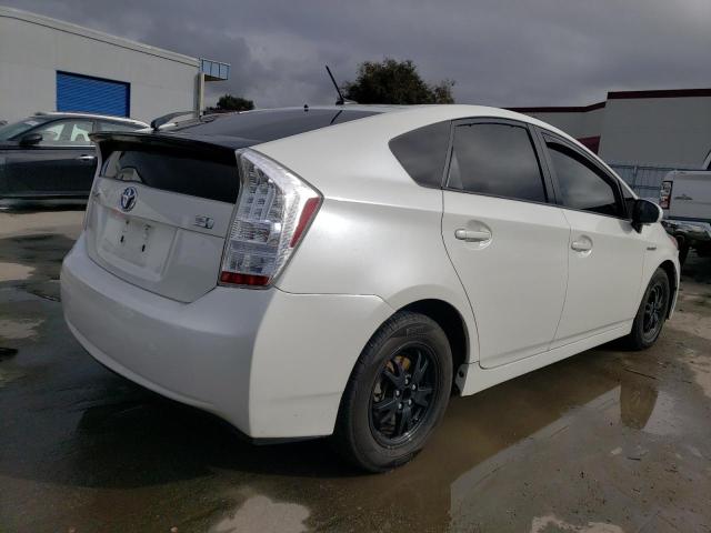 JTDKN3DU2A0091086 - 2010 TOYOTA PRIUS WHITE photo 3