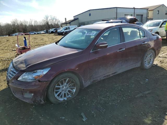 KMHGC4DE1BU137782 - 2011 HYUNDAI GENESIS 3.8L BURGUNDY photo 1