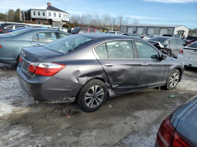 1HGCR2F37EA253898 - 2014 HONDA ACCORD LX GRAY photo 3