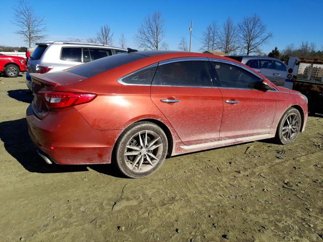 5NPE34AB6FH037795 - 2015 HYUNDAI SONATA SPORT ORANGE photo 3