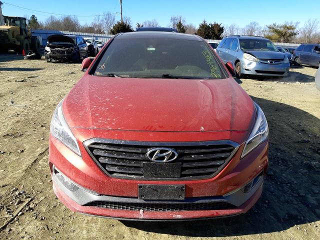 5NPE34AB6FH037795 - 2015 HYUNDAI SONATA SPORT ORANGE photo 5