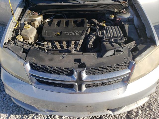 1B3BD4FB9BN518709 - 2011 DODGE AVENGER EXPRESS SILVER photo 11