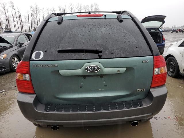 KNDJE723X57126306 - 2005 KIA NEW SPORTA GREEN photo 6