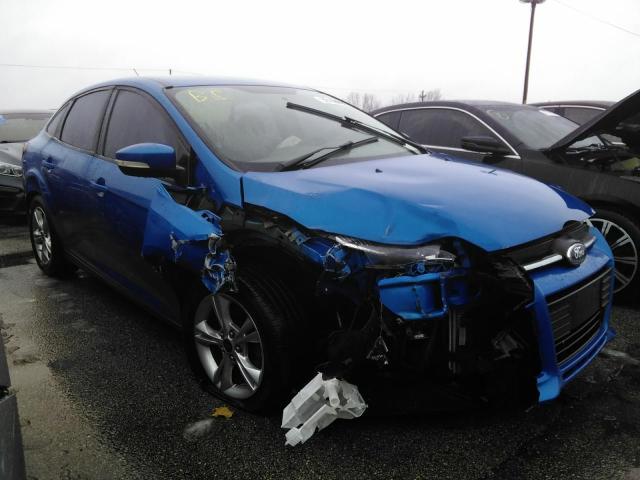 1FADP3F2XEL154248 - 2014 FORD FOCUS SE BLUE photo 4