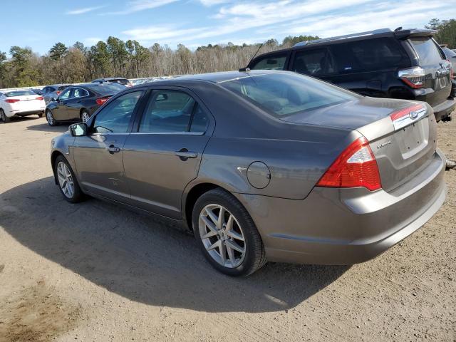 3FAHP0JA8BR242906 - 2011 FORD FUSION SEL GRAY photo 2