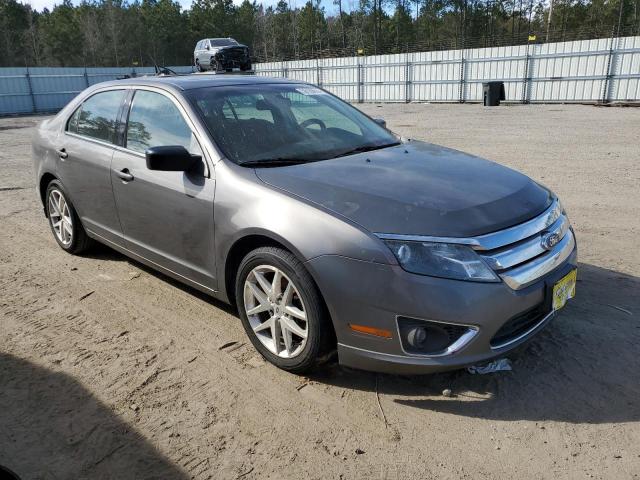 3FAHP0JA8BR242906 - 2011 FORD FUSION SEL GRAY photo 4