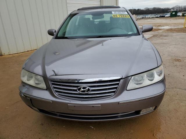 KMHFC46F36A049177 - 2006 HYUNDAI AZERA SE GRAY photo 5