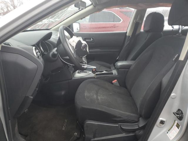 JN8AS58V08W404697 - 2008 NISSAN ROGUE S SILVER photo 7