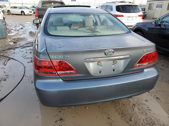 JTHBA30G065164279 - 2006 LEXUS ES 330 GRAY photo 6