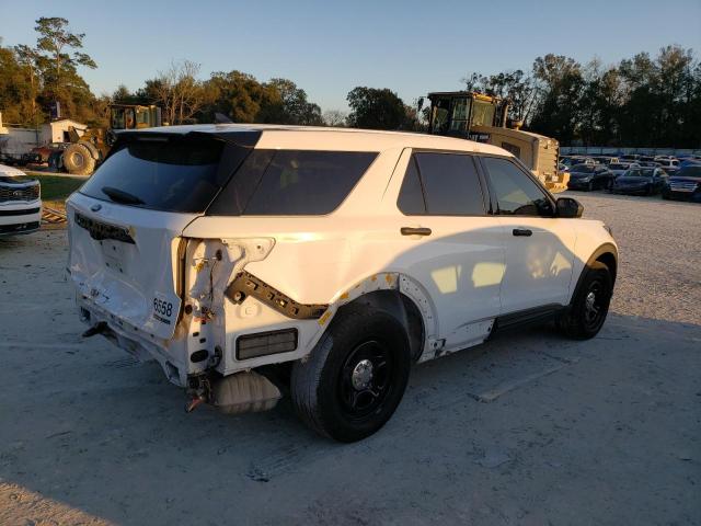 1FM5K8AB3LGD01352 - 2020 FORD EXPLORER POLICE INTERCEPTOR WHITE photo 3