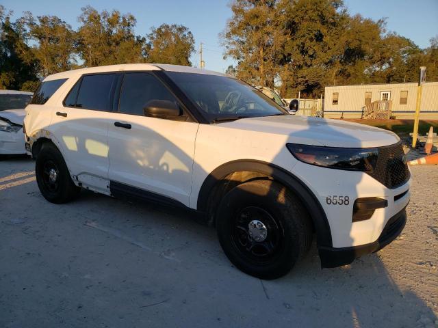 1FM5K8AB3LGD01352 - 2020 FORD EXPLORER POLICE INTERCEPTOR WHITE photo 4