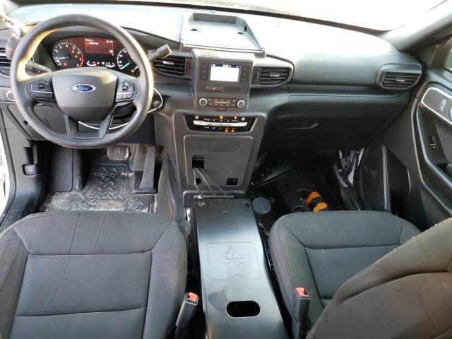 1FM5K8AB3LGD01352 - 2020 FORD EXPLORER POLICE INTERCEPTOR WHITE photo 8