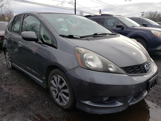 JHMGE8G53CC036640 - 2012 HONDA FIT SPORT GRAY photo 4