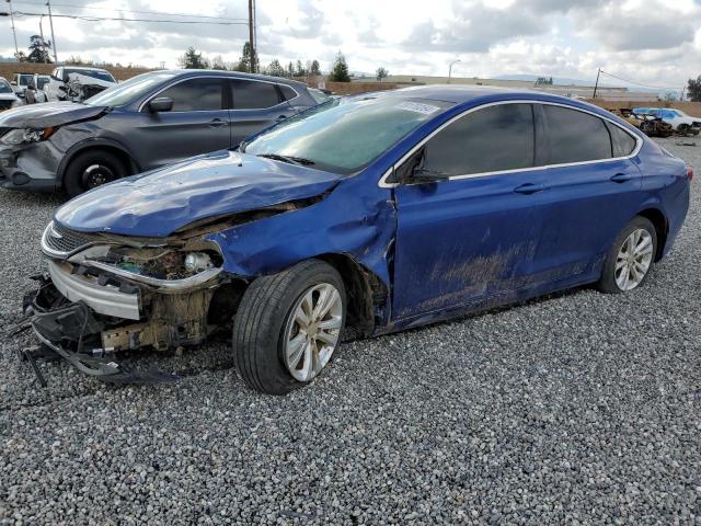 1C3CCCAB8FN625266 - 2015 CHRYSLER 200 LIMITED BLUE photo 1