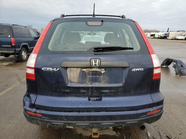 JHLRE4H37BC012164 - 2011 HONDA CR-V LX BLUE photo 6