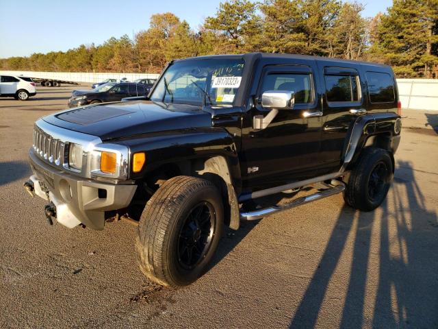 5GTEN13E088143833 - 2008 HUMMER H3 BLACK photo 1