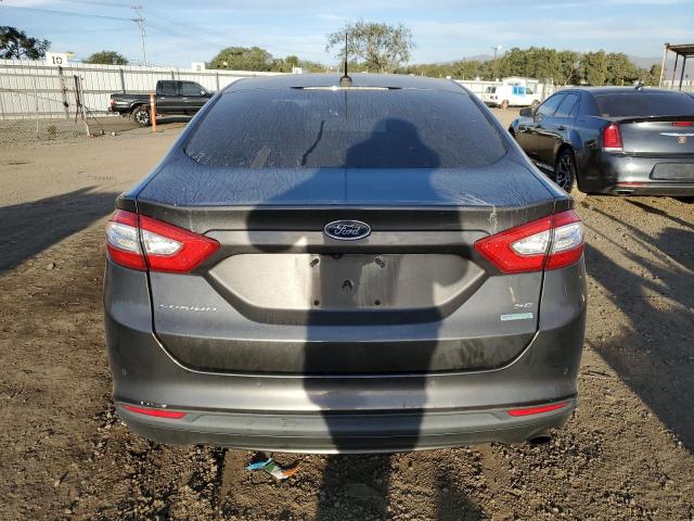 3FA6P0HD1GR281917 - 2016 FORD FUSION SE GRAY photo 6