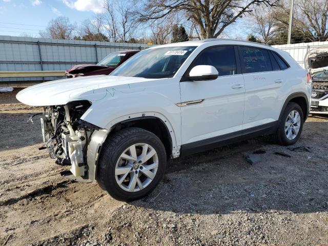 1V2GC2CA9LC202486 - 2020 VOLKSWAGEN ATLAS CROS S WHITE photo 1