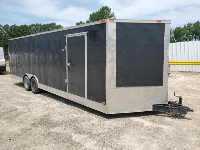 1H9BP2623KT432181 - 2019 TRAIL KING ENCLOSED შავი ფოტო 1