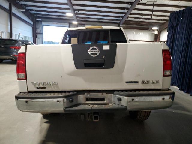 1N6BA0ED1AN307485 - 2010 NISSAN TITAN XE WHITE photo 6