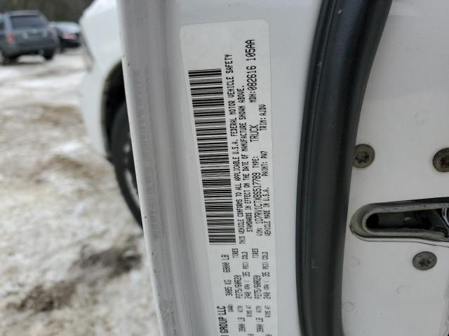 1D7RV1CTXBS517789 - 2011 DODGE RAM 1500 WHITE photo 12