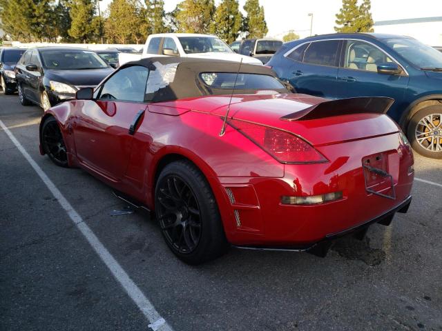 JN1AZ36A26M450250 - 2006 NISSAN 350Z ROADSTER RED photo 2