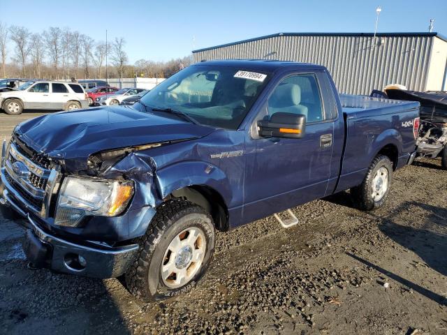 1FTMF1EM9EFC12885 - 2014 FORD F150 BLUE photo 1