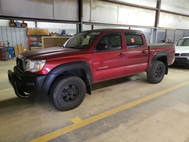 3TMLU42N85M001595 - 2005 TOYOTA TACOMA DOUBLE CAB BURGUNDY photo 1