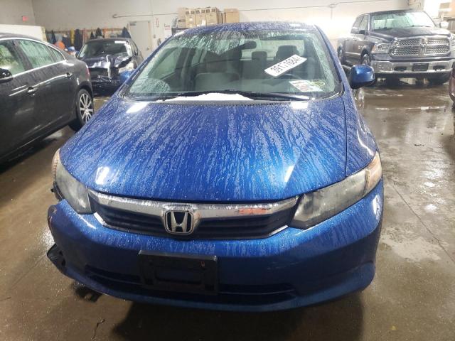 19XFB2F57CE034936 - 2012 HONDA CIVIC LX BLUE photo 5