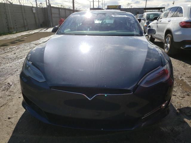 5YJSA1E41JF284412 - 2018 TESLA MODEL S Մոխրագույն լուսանկար 5