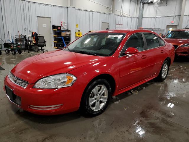 2G1WF5E31C1210424 - 2012 CHEVROLET IMPALA LS RED photo 1