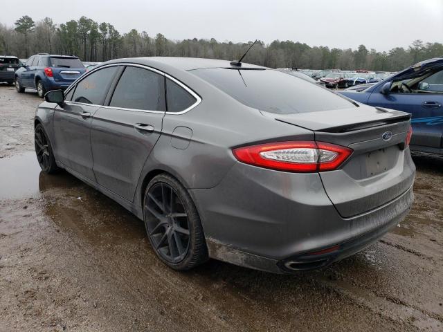 3FA6P0K95DR110362 - 2013 FORD FUSION TITANIUM GRAY photo 2