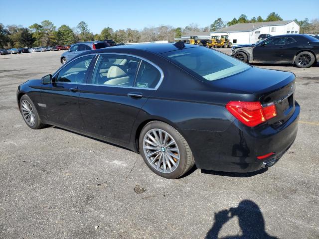 WBAKB8C57BCY66642 - 2011 BMW 7 SERIES LI BLACK photo 2