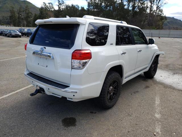 JTEZU5JR5D5056218 - 2013 TOYOTA 4RUNNER SR5 WHITE photo 3