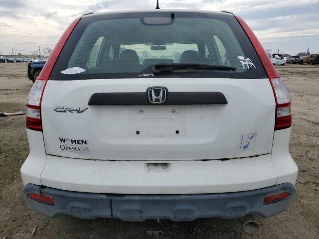 JHLRE48387C106643 - 2007 HONDA CR-V LX WHITE photo 6