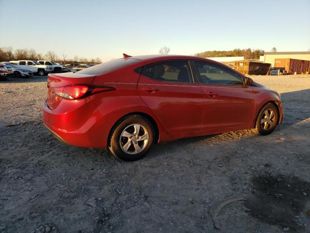 5NPDH4AE8FH635670 - 2015 HYUNDAI ELANTRA SE BURGUNDY photo 3