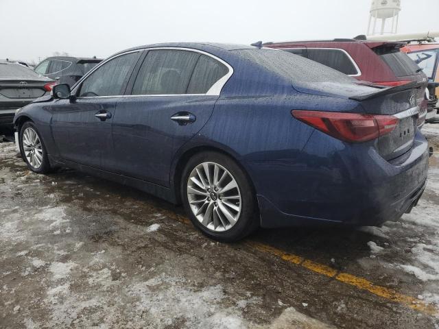 JN1EV7BP0MM704565 - 2021 INFINITI Q50 LUXE BLUE photo 2