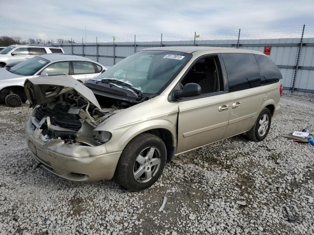 1D4GP45R46B563500 - 2006 DODGE CARAVAN SXT GOLD photo 1