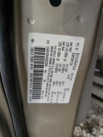 1D4GP45R46B563500 - 2006 DODGE CARAVAN SXT GOLD photo 13