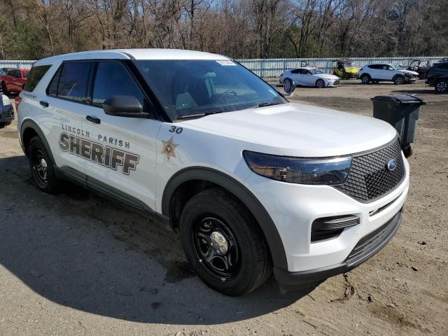 1FM5K8AW7NNA03839 - 2022 FORD EXPLORER POLICE INTERCEPTOR 白色 照片 4