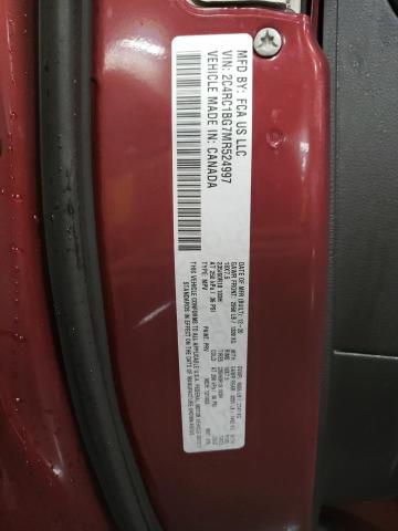 2C4RC1BG7MR524997 - 2021 CHRYSLER PACIFICA TOURING L RED photo 14