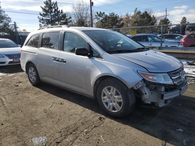 5FNRL5H25BB007094 - 2011 HONDA ODYSSEY LX SILVER photo 4