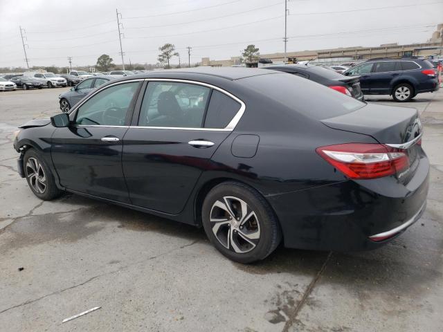 1HGCR2F37GA145767 - 2016 HONDA ACCORD LX BLACK photo 2