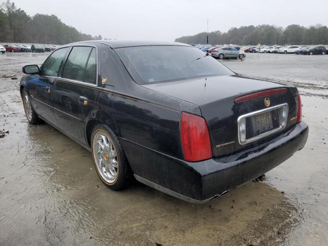 1G6KD54Y12U189637 - 2002 CADILLAC DEVILLE BLACK photo 2