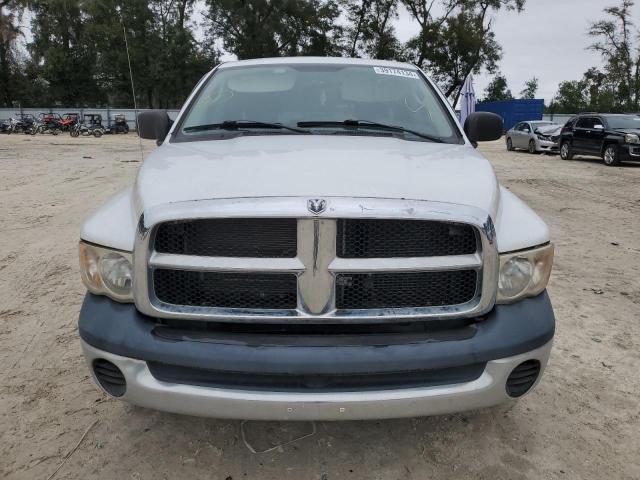 1D7HA18N55J500202 - 2005 DODGE RAM 1500 ST WHITE photo 5