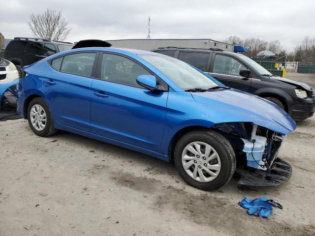 5NPD74LF8JH311989 - 2018 HYUNDAI ELANTRA SE BLUE photo 4