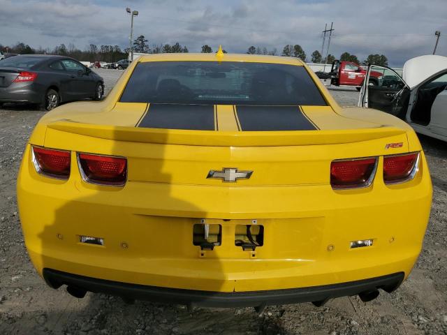 2G1FC1E30D9150561 - 2013 CHEVROLET CAMARO LT YELLOW photo 6