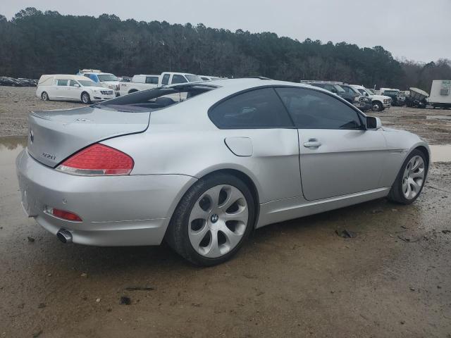 WBAEH13557CR52428 - 2007 BMW 650 I SILVER photo 3