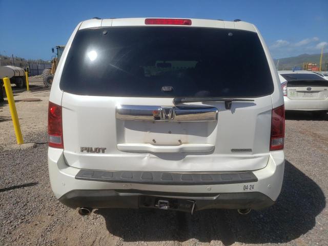 5FNYF3H94DB031717 - 2013 HONDA PILOT TOURING WHITE photo 6